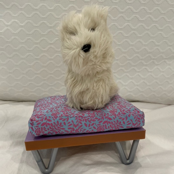 American Girl Toys American Girl Doll Dog And Dog Bed Poshmark
